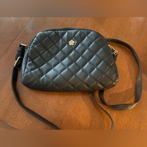 Chic Black Quilted Crossbody Bag